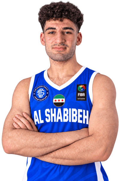 صورة اللاعب أمير سرميني، أحد لاعبي نادي الشبيبة.
